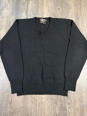RRL Ralph Lauren Men's 100% Lambswool V-Neck Knit Sweater